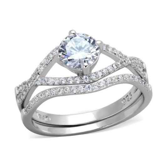 VacationGrabs Sterling Silver Engagement Ring for Women