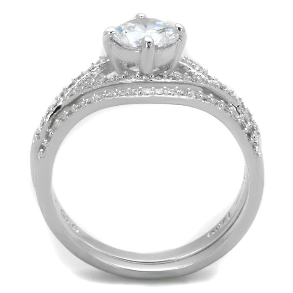 VacationGrabs Sterling Silver Engagement Ring for Women