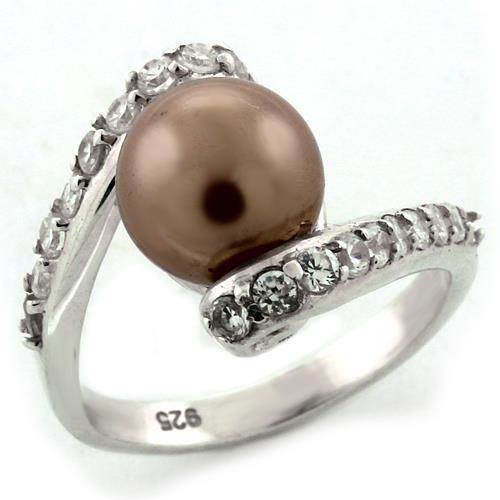 Sterling Silver Jewelry for Vacation - Elegant Pearl Ring