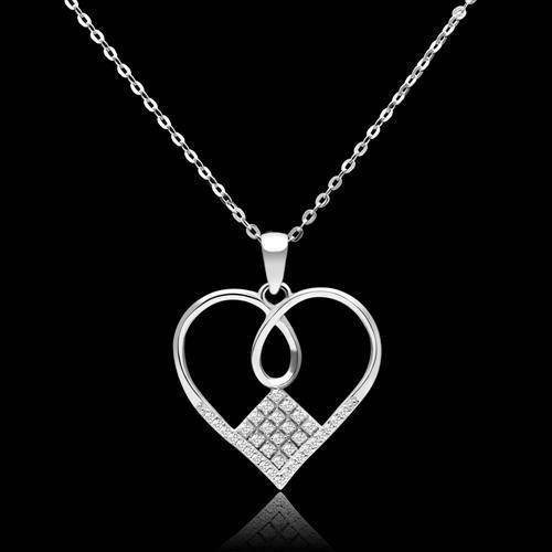 VacationGrabs Sterling Silver Pendant Necklace for Women