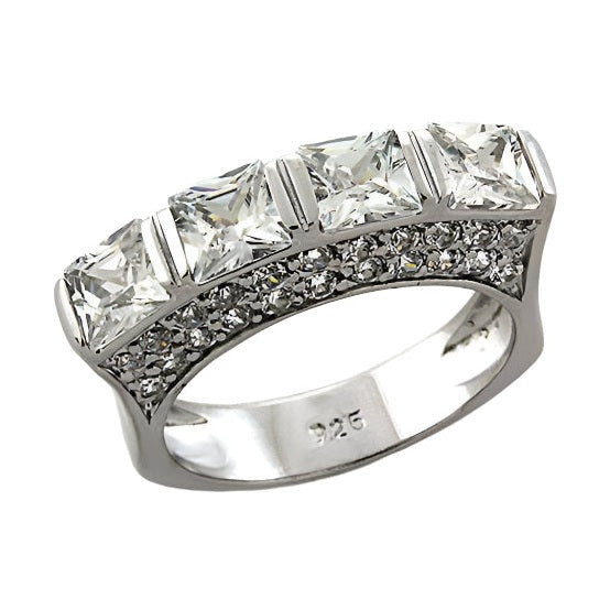 VacationGrabs Sterling Silver Statement Ring for Women