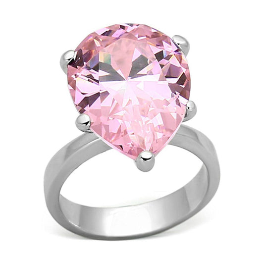 VacationGrabs Sterling Silver Teardrop Ring for Women