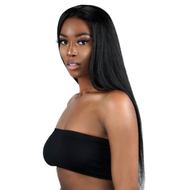 Straight 13x4 Transparent Lace Front Human Hair Wig