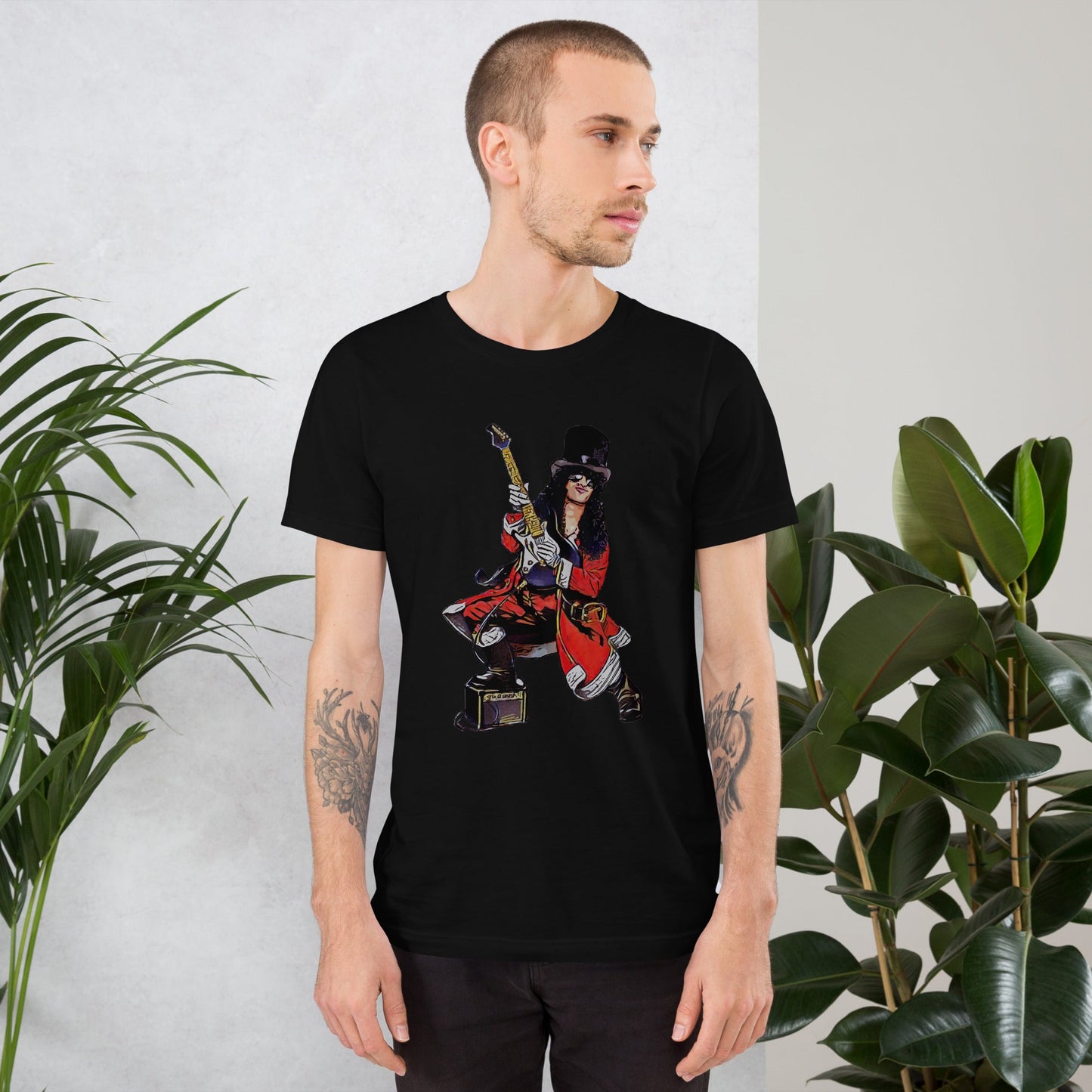 Christmas Rockstar Short-Sleeve Unisex T-Shirt