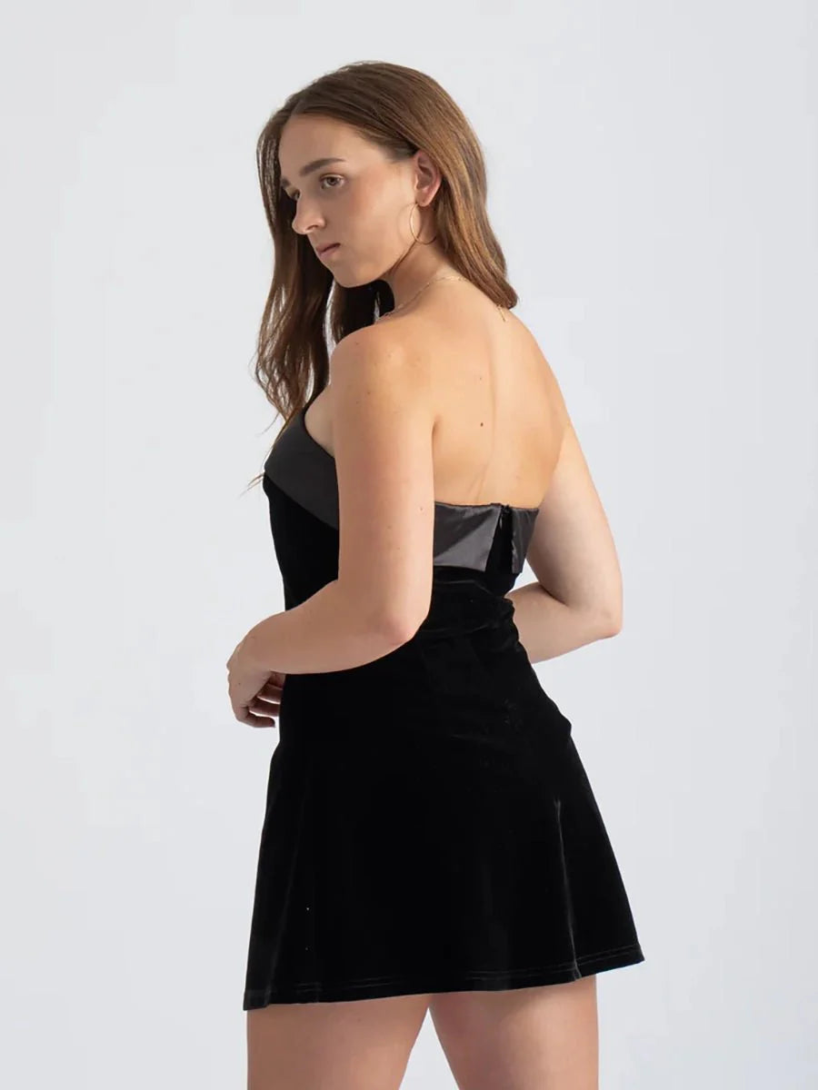 Yoshinobu Slim Tube-top Dress